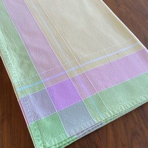 Sam Hedaya Pastel Tablecloth 49”x62.5”